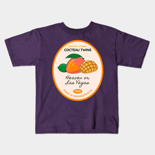 Cocteau Twins - Fruity Graphics Kids T-Shirt by fuzzdevil